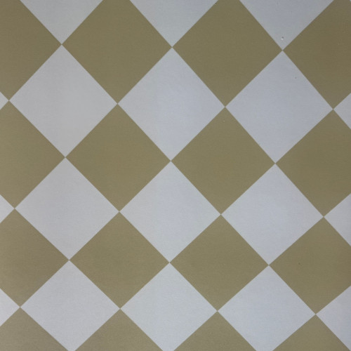 Caramel & White Diamond (14cm x 14cm)