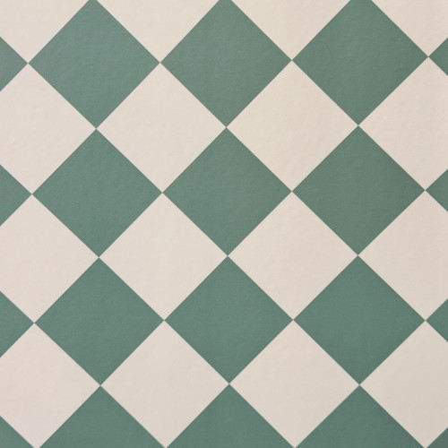 Green & White Diamond (14cm x 14cm)