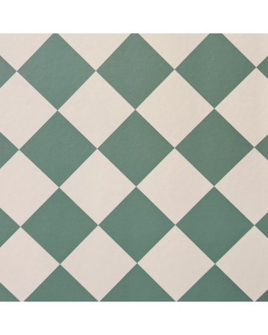 Green & White Diamond (14cm x 14cm)