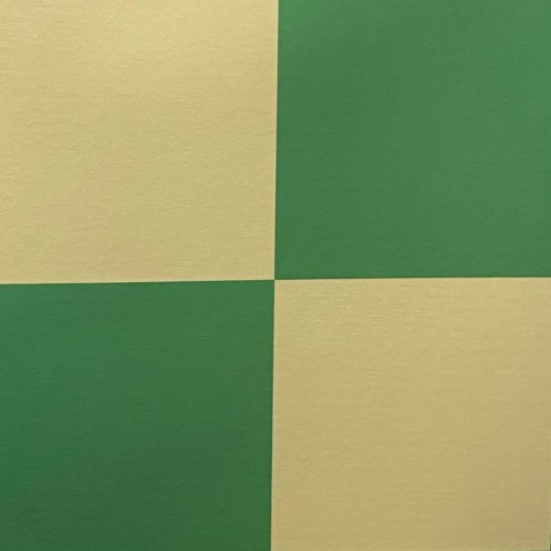 Green & Cream Check (25cm x 25cm)