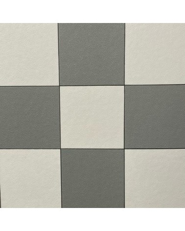 Grey & White Check (12cm x 12cm)